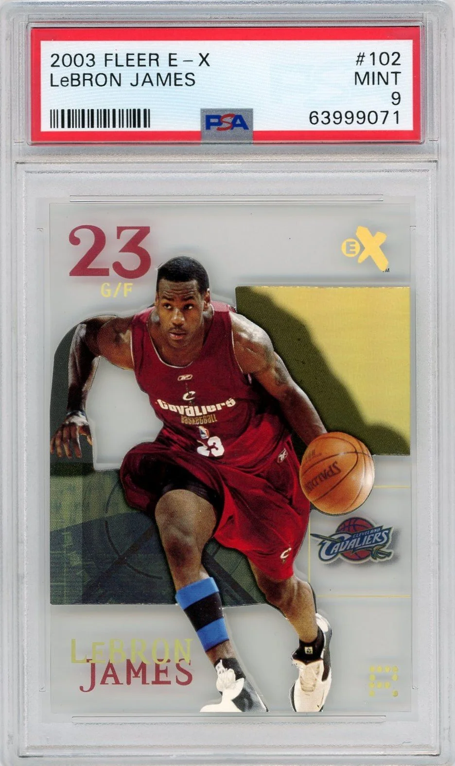 PSA9 2003 Fleer E-X レブロンジェームズ ルーキーカード Lebron James Rookie card 2003 Fleer EX 【公式通販】
